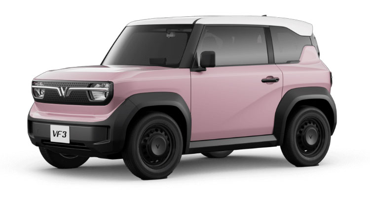Vinfast VF3 - Màu hồng